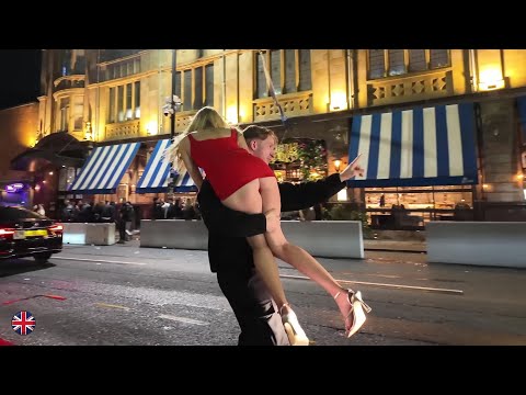 Manchester Nightlife 4K – Wild Scenes & English Girls After Dark | Must See Party Moments