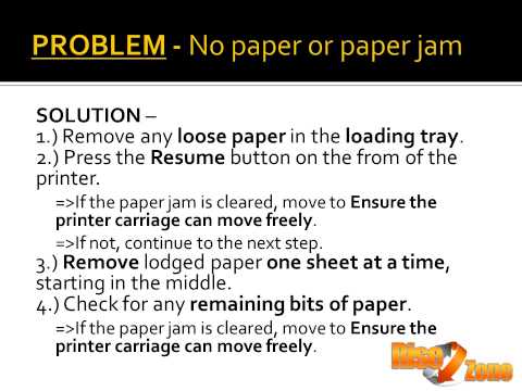 General Printer Problems With Their Solutions