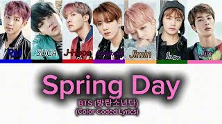 Download lagu BTS (방탄소년단) Spring Day (Color Coded Han_Rom_Eng Lyrics) mp3