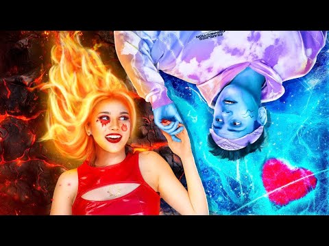 Ember und Wade von Elemental von Geburt bis Tod | Feuermädchen vs. Wasserjunge