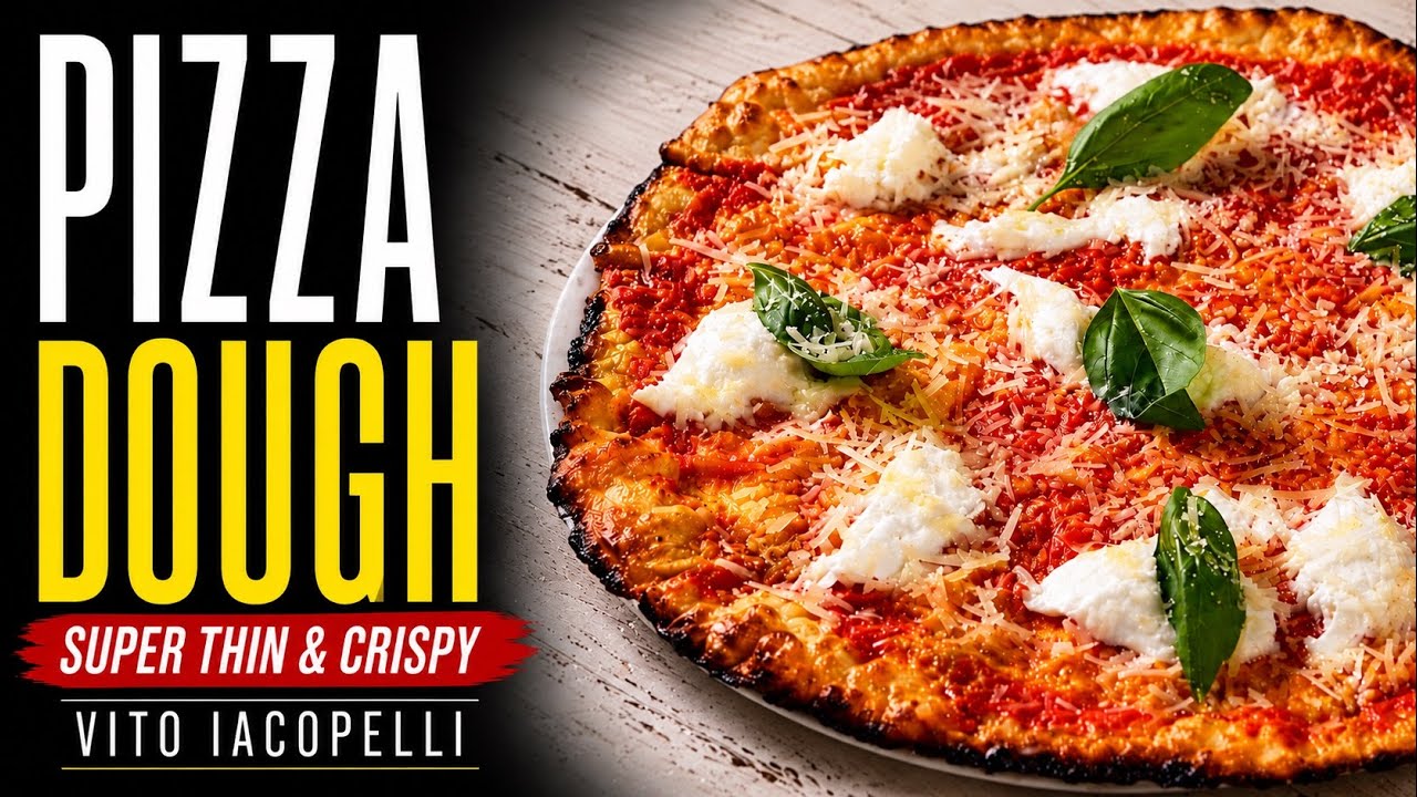 The EASIEST Same-Day Pizza Dough! Super Thin & CRISPY