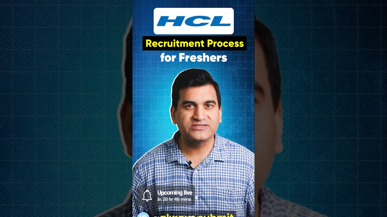 HCL Recruitment Process for Freshers