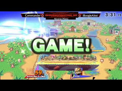 SmashaPalooza 35: Reverse Mains - Winners - Commander (Rosalina) vs iboogiealex (Fox)