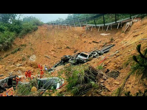 Катастрофа в Китае. Обрушение высокоскоростного шоссе в провинции Гуандун. События дня 01.05.2024