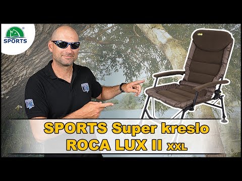 Rybárske kreslo ROCA LUX II s podrúčkami - XXL - obj. č. 625 669