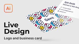 How to design a logo and business card in Illustrator