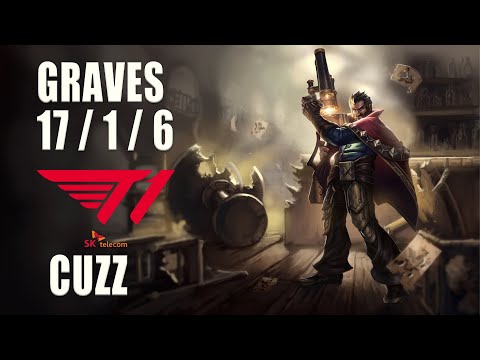 T1 Cuzz GRAVES vs KINDRED | Jungle | Challenger | Korea | 17/1/6