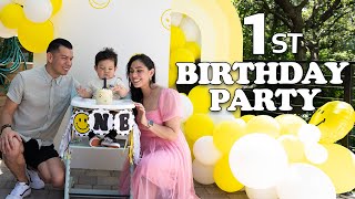 DIYing My Baby's 1st Birthday Party! - One Happy Dude
