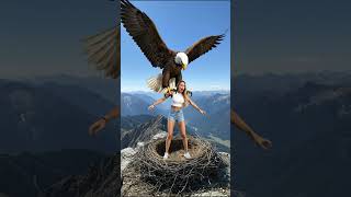 Download lagu Eagle STEALS Girl 🦅💥🦍 Gorilla FIGHTS Back! 독수리가 소녀를 훔치고 고릴라가 반격! #eagle #gorilla #fighting mp3