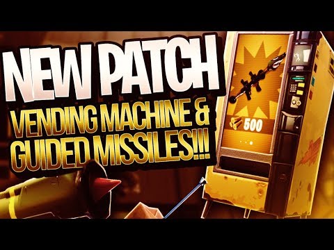 VENDING MACHINE! NEW PATCH v3.4 FORTNITE BATTLE ROYALE UPDATE - Method
