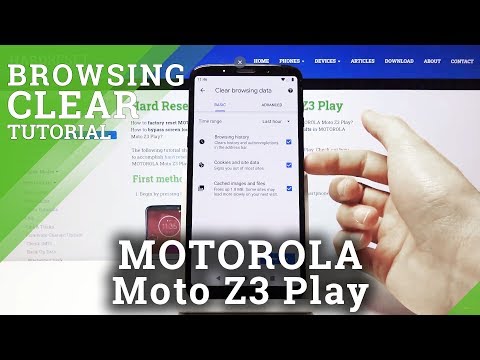 How to Clear Browser in MOTOROLA Moto Z3 Play – Clear Browsing History
