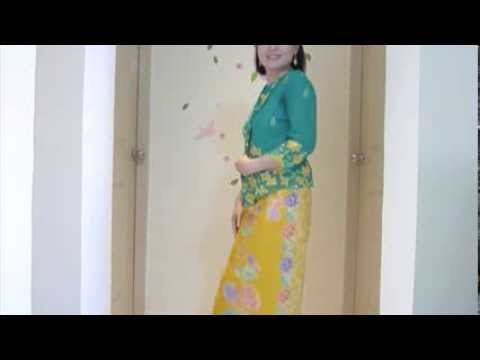 How to wear Peranakan Sarong Cotton on Tubular