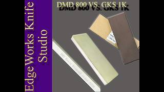 Grind Knife Sharpening 1000 vs. DMD 800 Resin Bonded Diamond stone shootout