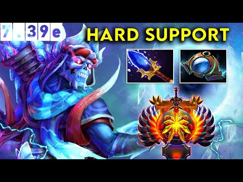 Lich Immortal Hard Support - Dota 2 Patch 7.39E Pro Pub Gameplay
