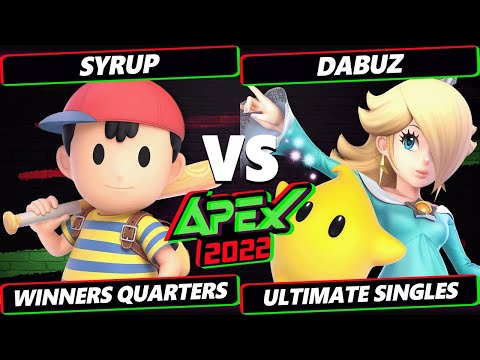 Apex 2022 Winners Quarters  - Dabuz (Rosalina) Vs. Syrup (Ness) - SSBU Ultimate Tournament