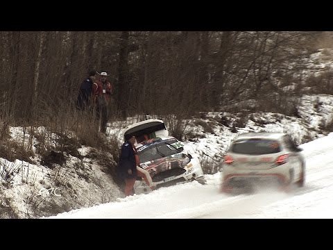 FIA ERC Rally Liepāja - Lukyanuk Crash