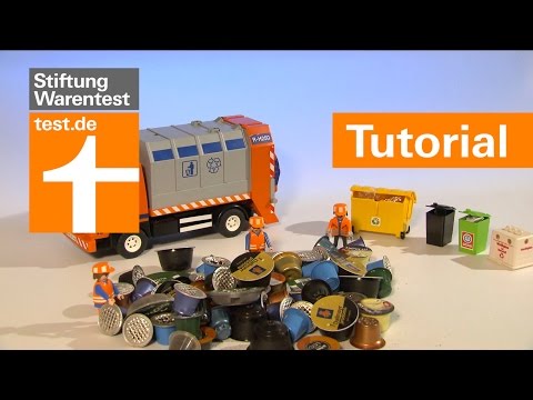 Tutorial: Kaffeekapseln richtig entsorgen