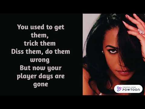 Aaliyah - Death of a Playa (ft. Rashad Haughton) Lyrics