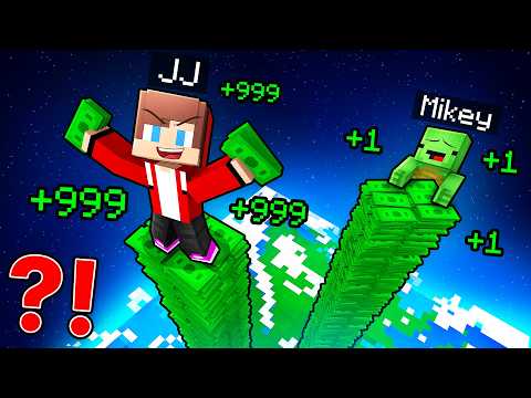 JJ vs Mikey: MONEY BLOCK BATTLE in Minecraft - Maizen
