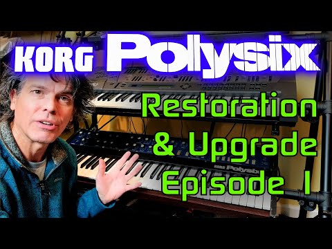 Korg PolySix 1980s - Navy Blue image 9