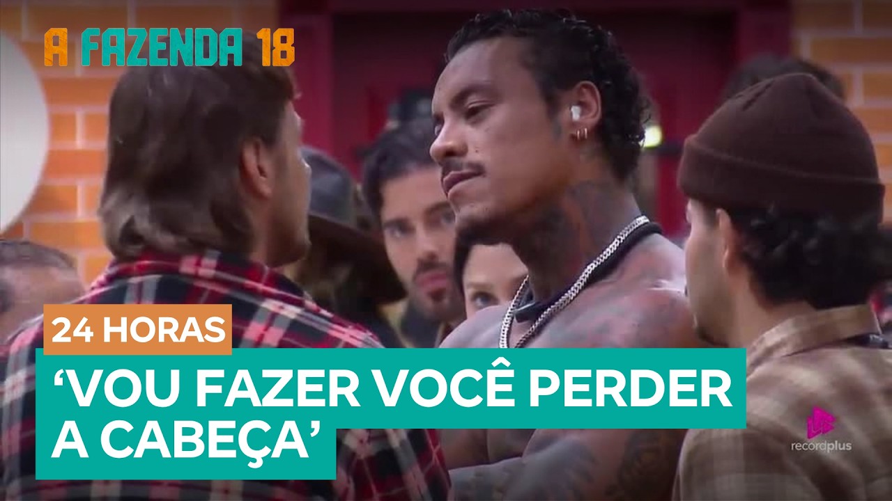 ‘Eu vou fazer você perder a cabeça’: Daniel provoca Murilo | A Fazenda 18
