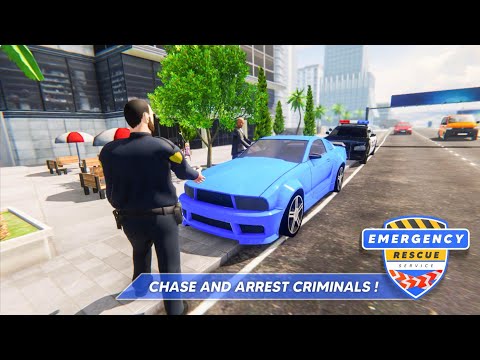 US Police Officer Simulator - Emergency Rescue Service - Android IOS Gameplay.