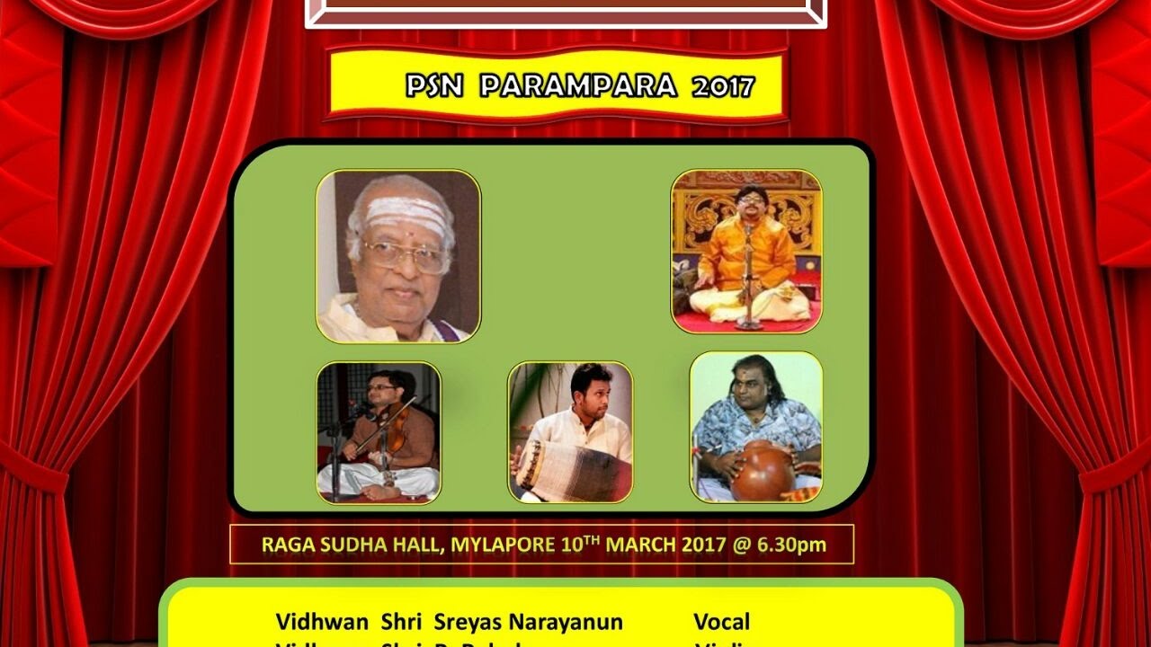 Parivadini LIVE- Vid. Sreyas Narayanun for Parampara