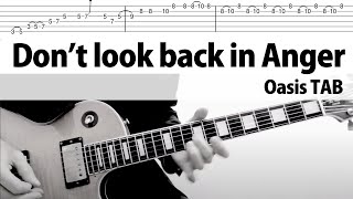 Don't Look Back in Anger - ギターTAB