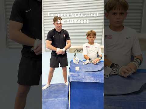 Challenge @iangunther VS @Lucaboss2036 #air #gymnast #life #love #olimpics #la2028