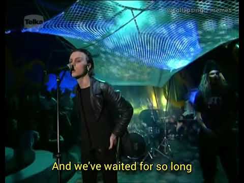 Ville Valo trying not to laugh like a middle school boy