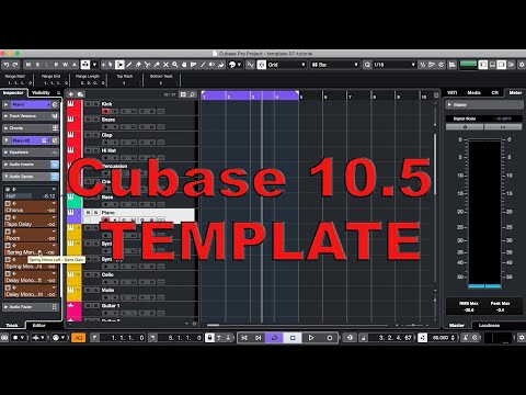 Setting Up A Cubase Pro 10.5 Producing And Mixing Template
