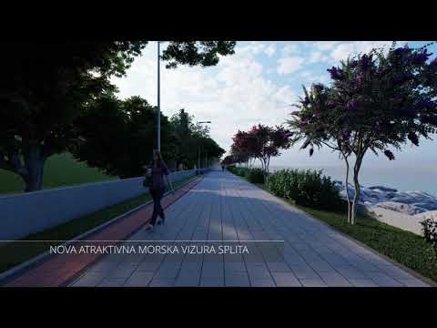 Pogledajte kako će izgledati nova šetnica od Duilova do Stobreča duga 1700 metara