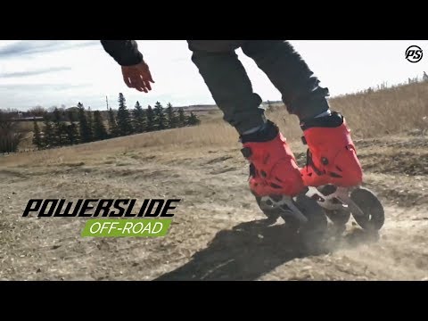 Canadian downhill skating on Powerslide Off-Road skates