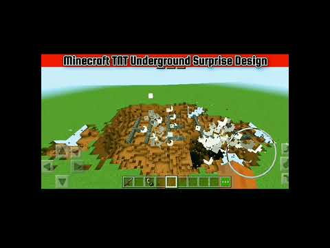 Minecraft TNT new underground surprise design | Minecraft memes shots