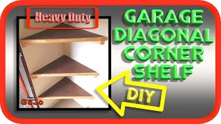 Diagonal Floating Corner Shelves | Super Heavy Duty | How to DIY