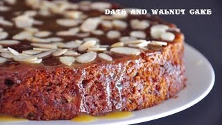 Date and Walnut Cake | Possibly the Best Cake Ever | Recipes 'R' Simple