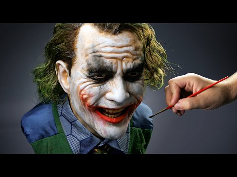 joker sculpture timelapse dark knight by steven richter