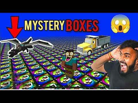 Insane Minecraft Mystery Box Unboxing! 😱 #technogamerz