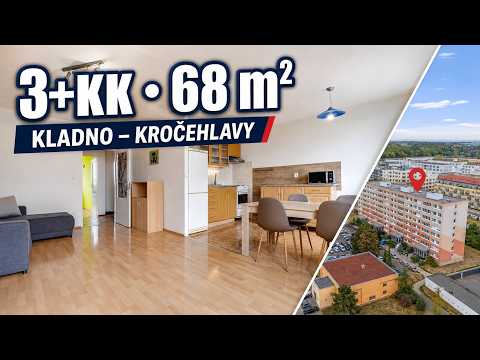 Video Prodej bytu 3+kk, 68 m2,  po rekonstrukci, Kladno–Kročehlavy, ul. Jerevanská