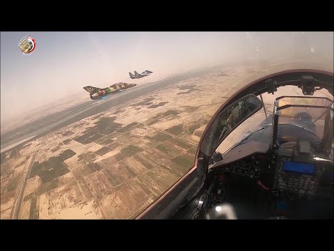 Egyptian MIG-29M2 training with Sudanese FTC-2000