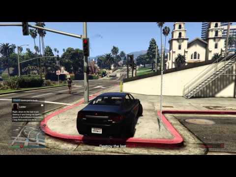 Destroying Trucks on GTA V