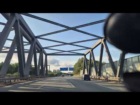 4K Hyperlapse driving car Trip to Poland 11-12 July 2025 (1 of 4) #hyperlapse
