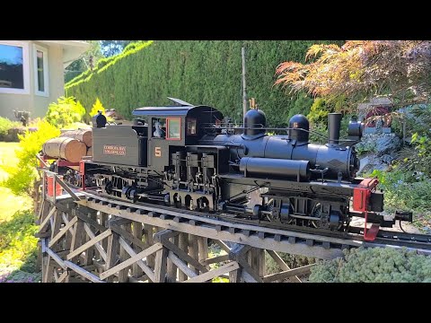 Beautiful G scale layouts by Vancouver Island Garden Railway Club members, Victoria BC July 2025 