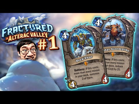 NEW EXPANSION! Alliance or Horde?? Fractured in Alterac Valley Review #1 | Hearthstone