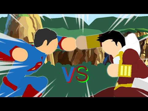 Superman vs Shazam |Stick Nodes|