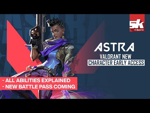 Valorant New Agent - Astra | Early Access | All abilities revealed | New battle pass| #Sportskeeda 🔥