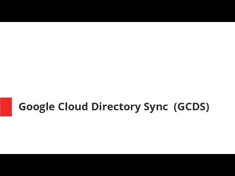 G Suite tutorials - Google Cloud Directory Sync (GCDS)