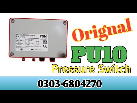 All Points Of Orignal PU10 Pressure Switch Textile Spare parts