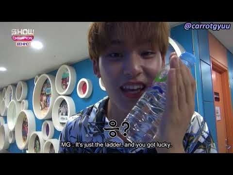 [ENG SUB] 180814 SEVENTEEN "Chicken Winner" on Show Champion Behind