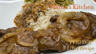 Delicious Liver, Onions & Gravy From Mattie